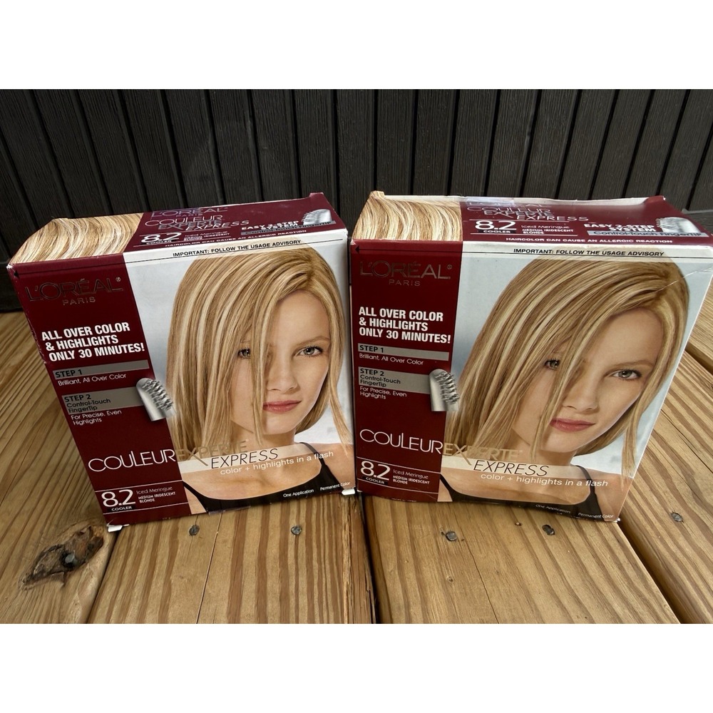 2 L'Oreal Paris Couleur Experte Express Hair Color Highlighter Medium Blonde 8.2